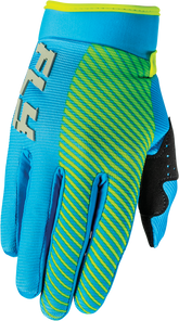 Guantes Fly F-16  Azul/Hi Vis Niño